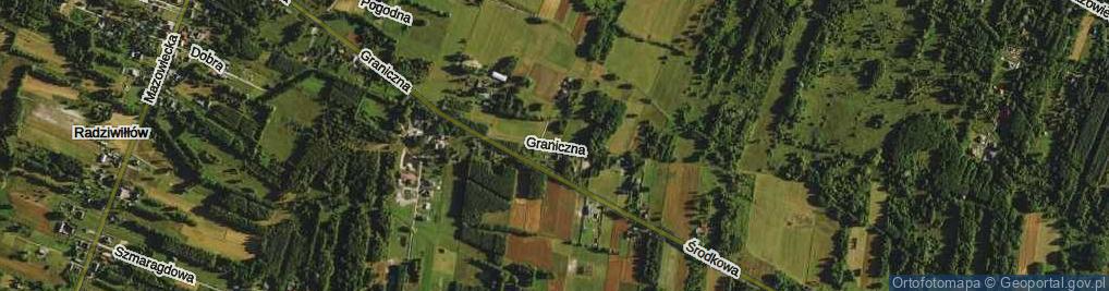 Zdjęcie satelitarne Graniczna ul.
